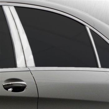 Mercedes S-Class Chrome Pillar Post Trim, 2014, 2015, 2016, 2017, 2018, 2019, 2020