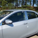 Toyota Corolla Chrome Pillar Post Trim, 8pc. Set, 2014, 2015, 2016, 2017, 2018, 2019