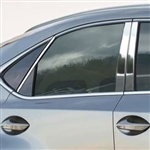 Lexus NX Chrome Pillar Post Trim, 6pc set, 2015, 2016, 2017, 2018, 2019, 2020, 2021