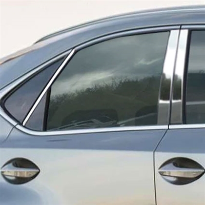 Lexus NX Chrome Pillar Post Trim, 6pc set, 2015, 2016, 2017, 2018, 2019, 2020, 2021