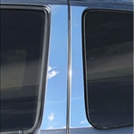 Toyota Tacoma Access Cab Chrome Pillar Post Trim, 2016, 2017, 2018, 2019, 2020, 2021, 2022