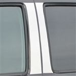 Toyota Tacoma Double Cab Chrome Pillar Post Trim, 2016, 2017, 2018, 2019, 2020, 2021, 2022, 2023