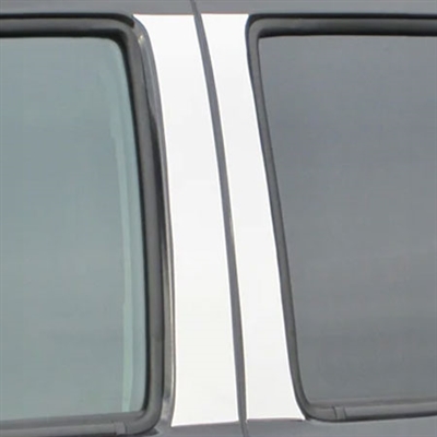 Toyota Tacoma Double Cab Chrome Pillar Post Trim, 2016, 2017, 2018, 2019, 2020, 2021, 2022, 2023