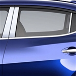 Nissan Maxima Chrome Pillar Post Trim, 2016, 2017, 2018, 2019, 2020, 2021, 2022, 2023