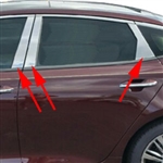 Kia Optima Chrome Pillar Post Trim, 2016, 2017, 2018, 2019, 2020