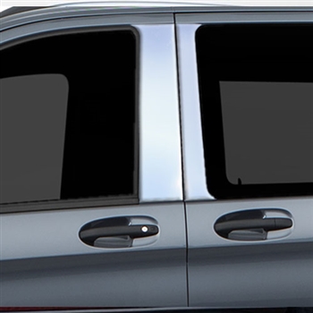 Mercedes Metris Chrome Pillar Post Trim, 2016, 2017, 2018, 2019, 2020