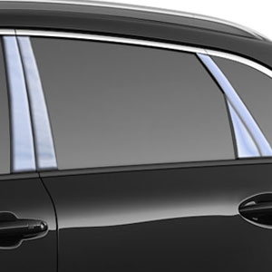 Kia Niro Chrome Pillar Post Trim, 2017, 2018, 2019, 2020, 2021, 2022