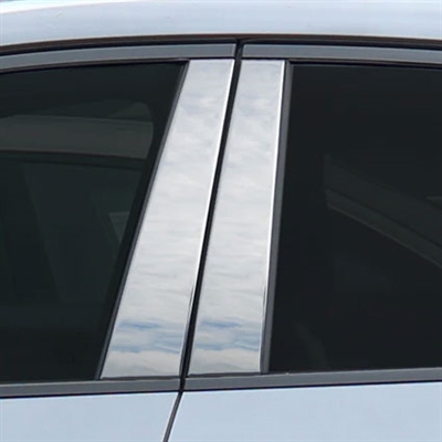Jaguar E-Pace Chrome Pillar Post Trim, 4pc 2018, 2019, 2020, 2021, 2022, 2023