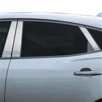 Jaguar E-Pace Chrome Pillar Post Trim, 6pc 2018, 2019, 2020, 2021, 2022, 2023