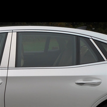 Lexus LS Chrome Pillar Post Trim, 6 piece set, 2018, 2019, 2020, 2021