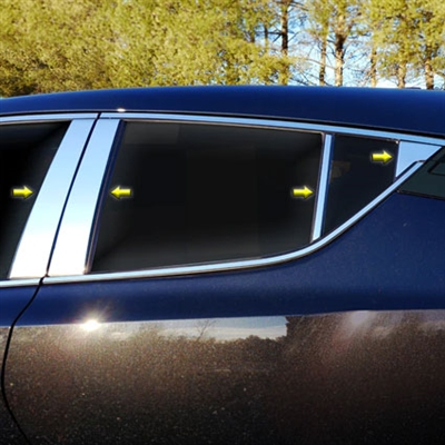Toyota C-HR Chrome Pillar Post Trim, 2018, 2019, 2020, 2021, 2022, 2023