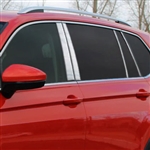 Volkswagen Tiguan Chrome Pillar Post Trim, 8pc 2018, 2019, 2020, 2021, 2022, 2023