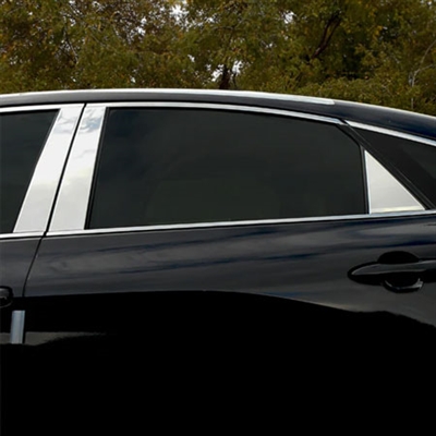 Toyota Avalon Chrome Pillar Post Trim, 6pc 2019, 2020, 2021, 2022