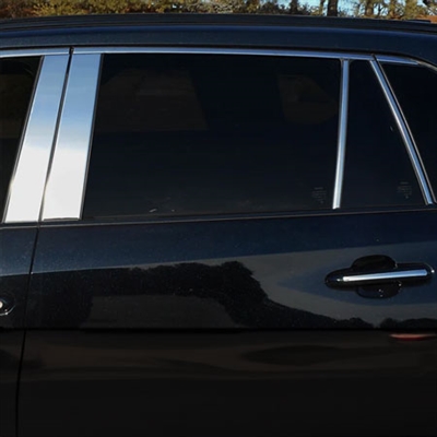 Toyota Rav4 Chrome Pillar Post Trim, 8pc 2019, 2020, 2021, 2022, 2023, 2024, 2025