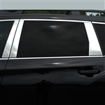 Subaru Ascent Chrome Pillar Post Trim, 2019, 2020, 2021, 2022, 2023