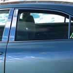 Toyota Camry Chrome Pillar Post Trim, 6pc. Set, 2002, 2003, 2004, 2005, 2006