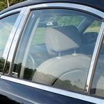 BMW 5-Series Chrome Pillar Post Trim, 1996, 1997, 1998, 1999, 2000, 2001, 2002, 2003