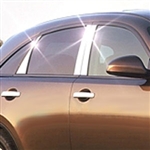 Infiniti FX35 Chrome Pillar Post Trim, 2004, 2005, 2006, 2007, 2008