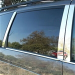 Toyota Sienna Chrome Pillar Post Trim, 6pc 2004, 2005, 2006, 2007, 2008, 2009, 2010