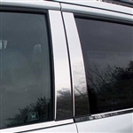 Honda Pilot Chrome Pillar Post Trim,  2003, 2004, 2005, 2006, 2007, 2008