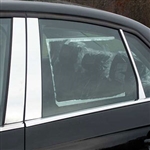 Volkswagen Jetta Chrome Pillar Post Trim, 2005, 2006, 2007, 2008, 2009, 2010