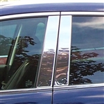 Mazda CX-9 Chrome Pillar Post Trim, 4pc 2007, 2008, 2009, 2010, 2011, 2012, 2013, 2014, 2015