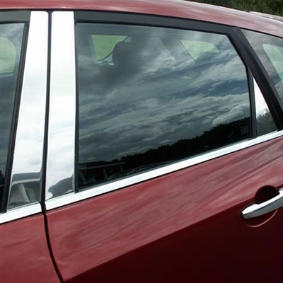 Mazda 3 Hatchback Chrome Pillar Post Trim, 2004, 2005, 2006, 2007, 2008, 2009