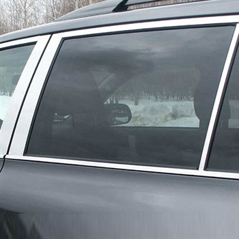 Toyota Highlander Chrome Pillar Post Trim, 6pc. Set, 2008, 2009, 2010, 2011, 2012, 2013