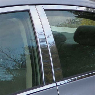 Toyota Corolla Chrome Pillar Post Trim, 4pc 2009, 2010, 2011, 2012, 2013