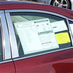 Nissan Maxima Chrome Pillar Post Trim, 6pc. Set, 2009, 2010, 2011, 2012, 2013, 2014
