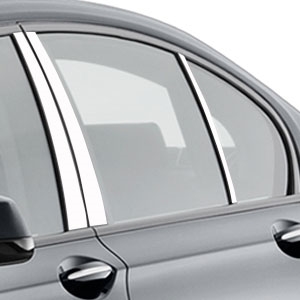 BMW 7-Series Chrome Pillar Post Trim, 2009, 2010, 2011, 2012, 2013, 2014, 2015