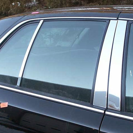 Ford Crown Victoria Chrome Pillar Post Trim, 6pc 1998 - 2010