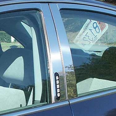 1996 - 2006 Mercury Sable Stainless Steel Pillar Post Trim (4pc)