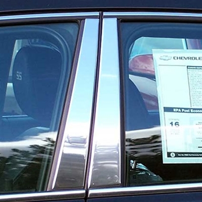 Chevrolet Impala Chrome Pillar Post Trim, 2000, 2001, 2002, 2003, 2004, 2005
