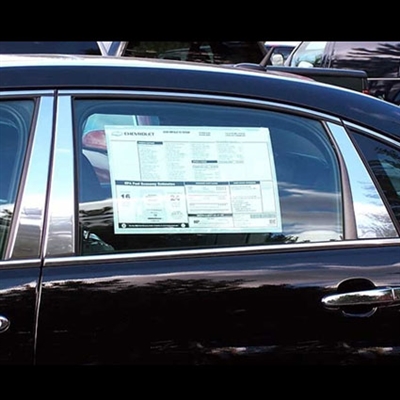 Chevrolet Impala Chrome Pillar Post Trim, 2000, 2001, 2002, 2003, 2004, 2005