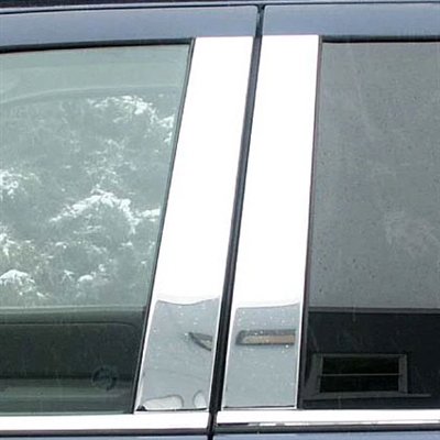 Ford Explorer Chrome Pillar Post Trim, 4pc. Set, 2002, 2003, 2004, 2005, 2006, 2007, 2008, 2009, 2010