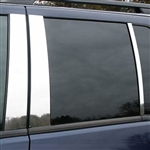 Ford Explorer Chrome Pillar Post Trim, 6pc. Set, 2002, 2003, 2004, 2005, 2006, 2007, 2008, 2009, 2010