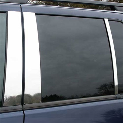 Ford Explorer Chrome Pillar Post Trim, 6pc. Set, 2002, 2003, 2004, 2005, 2006, 2007, 2008, 2009, 2010