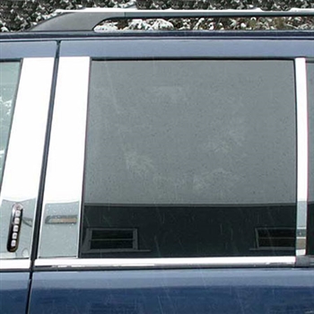 Lincoln Aviator Chrome Pillar Post Trim, 6pc  2003, 2004, 2005