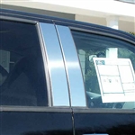 Ford F150 Super and Crew Cab Chrome Pillar Post Trim, 2004, 2005, 2006, 2007, 2008, 2009, 2010, 2011, 2012, 2013, 2014