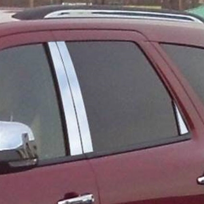 Dodge Durango Chrome Pillar Post Trim, 6pc  2004, 2005, 2006, 2007, 2008, 2009