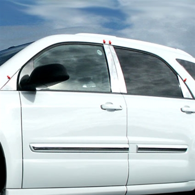 Chevrolet Equinox Chrome Pillar Post Trim, 8pc 2006, 2007, 2008, 2009
