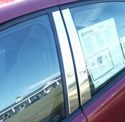 Saturn Ion Chrome Pillar Post Trim, 4pc 2006 - 2007