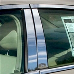 Mercury Milan Chrome  Pillar Post Trim, 2006, 2007, 2008, 2009, 2010, 2011