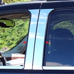 Chevrolet Silverado Chrome Pillar Post Trim, 2007, 2008, 2009, 2010, 2011, 2012, 2013