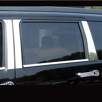 Dodge Nitro Chrome Pillar Post Trim, 6pc  2007, 2008, 2009, 2010, 2011