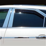 Cadillac CTS Chrome Pillar Post Trim, 6 pc. Set, 2008, 2009, 2010, 2011, 2012, 2013