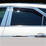 Cadillac CTS Sport Wagon Chrome Pillar Post Trim, 6pc Set, 2010, 2011, 2012, 2013, 2014