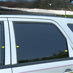 Ford Escape Chrome Pillar Post Trim, 6pc. Set, 2008, 2009, 2010, 2011, 2012