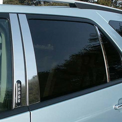 Ford Taurus X Chrome Pillar Post Trim, 2008, 2009